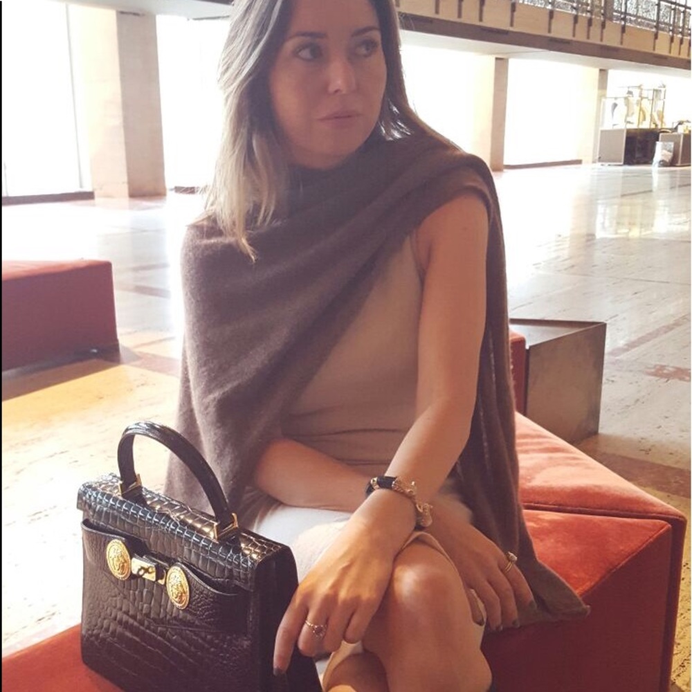 Wanted! 1993 Gianni Versace Crocodile Kelly.